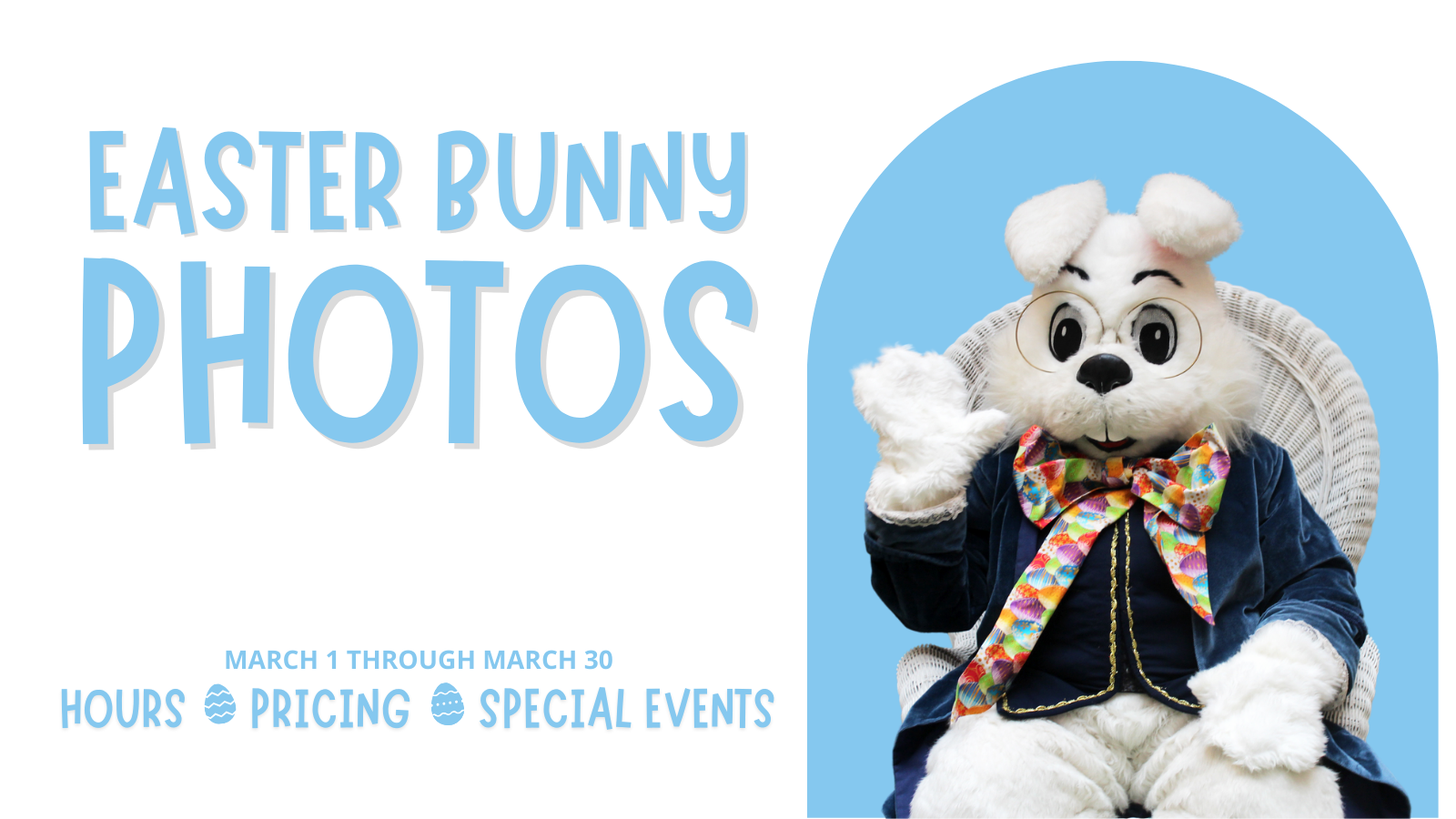 Photos with the Easter Bunny