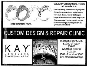 Kay Jewelers Custom Design Repair Clinic Holyoke Mall