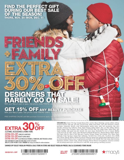 Macy&#39;s Friends & Family - Holyoke Mall