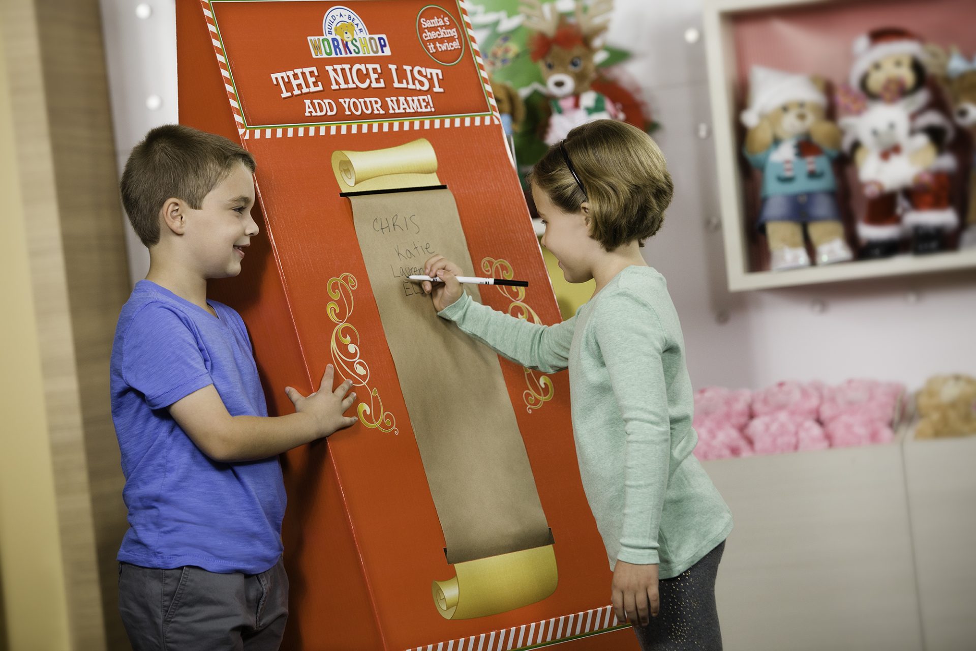 BuildABear is the official place to sign Santa’s Nice List