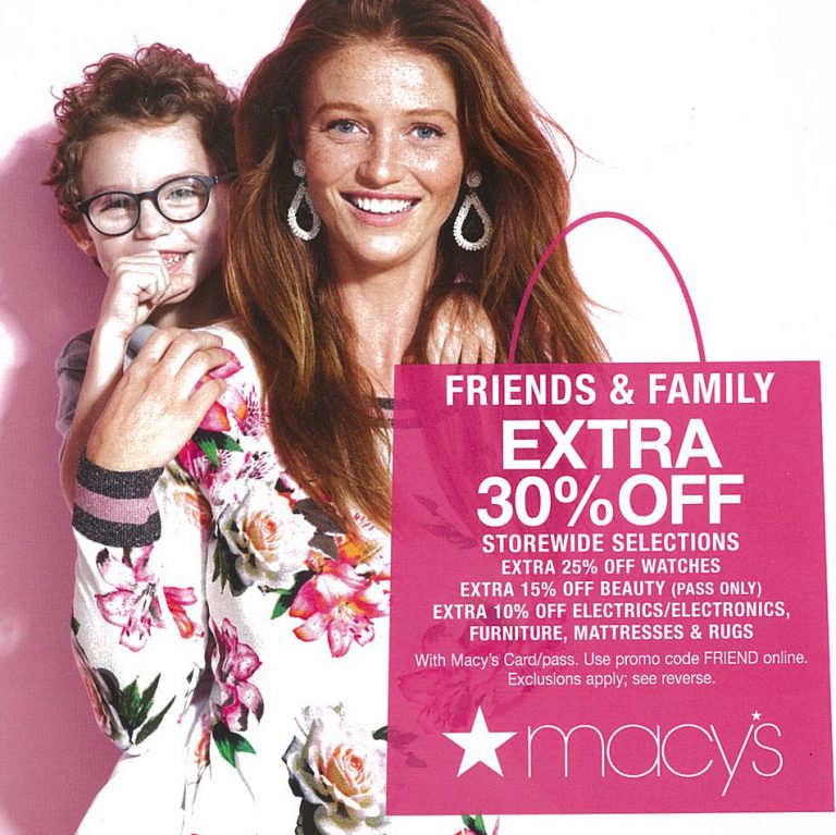Macy's Friends & Family Event! Holyoke Mall