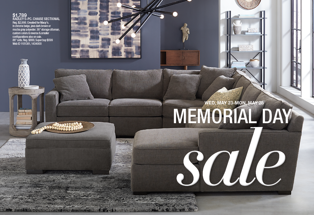 Macy's Furniture Gallery Memorial Day Sale 5/12/18 - 5/28/18 - Holyoke Mall