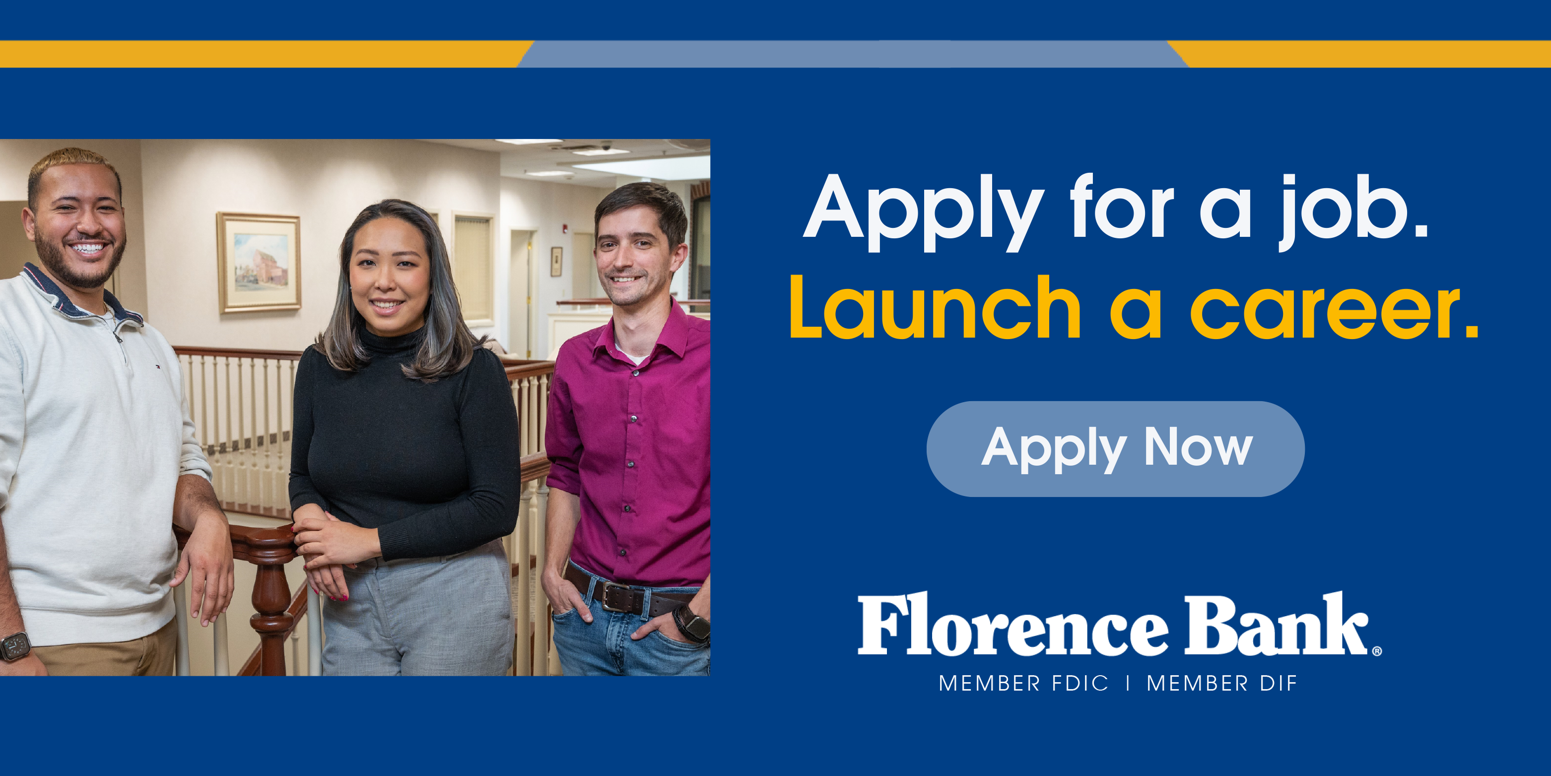 Apply for a career at Florence Bank