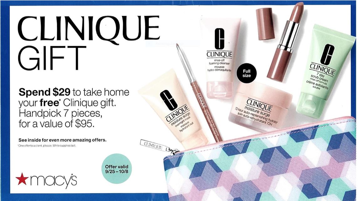 Clinique Free Gift With Purchase 2025