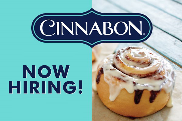 Cinnabon Now Hiring