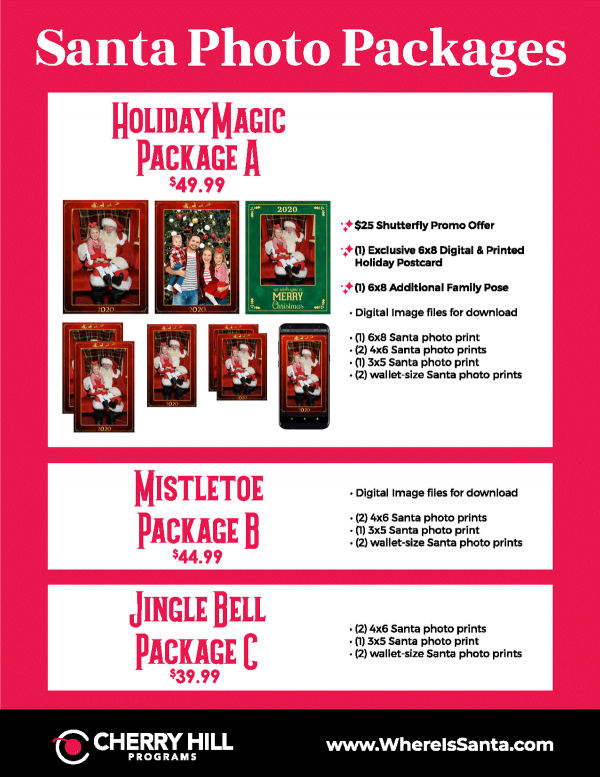 Santa Photo Packages