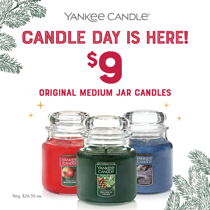 Candle Day Savings! Holyoke Mall