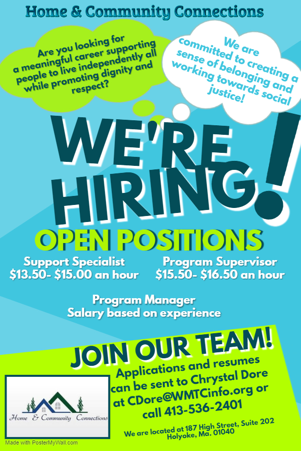 Hiring Flyer 8-27-20 Hiring Flyer 8 27 20