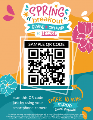 Revised Springbreakout sign with Fake QR Code - Holyoke Revised Springbreakout sign with Fake QR Code Holyoke