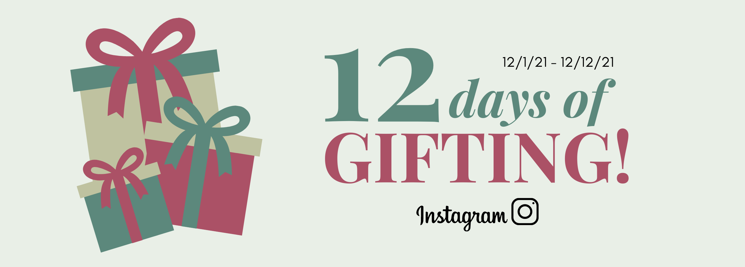 12 Days of Gifting Blog Header