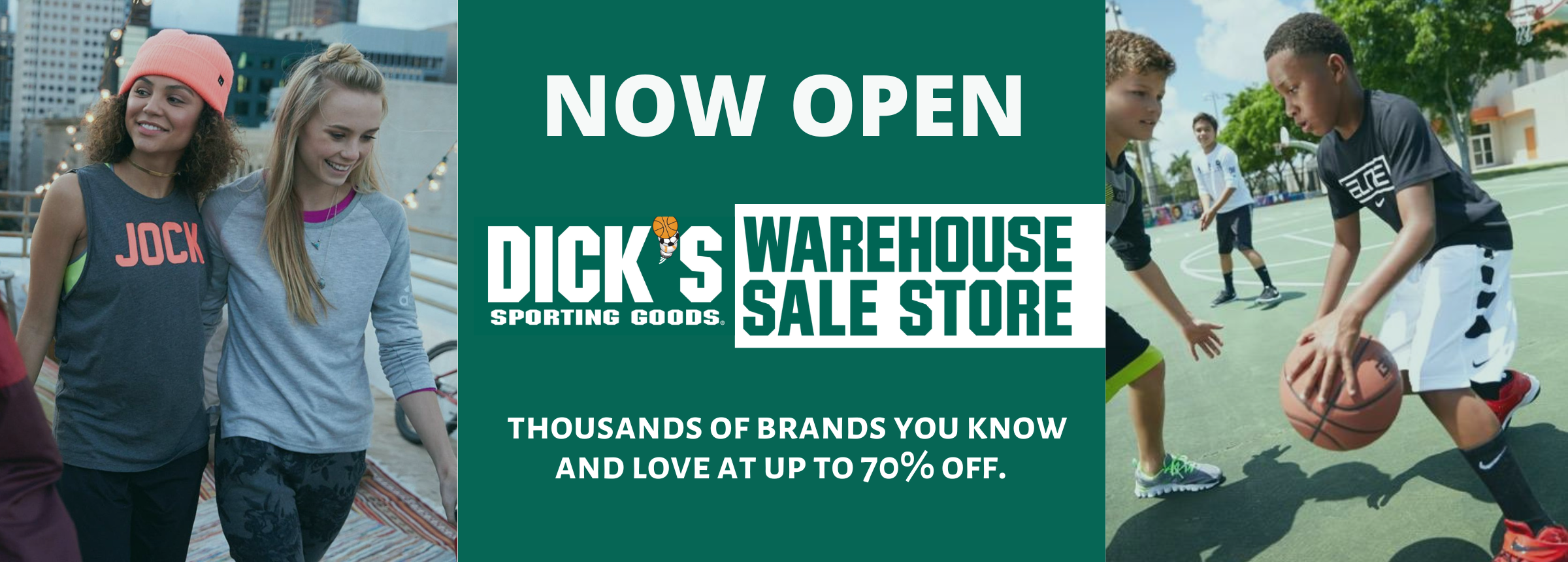 Dick's Warehouse Sale Store now open. Click to learn more.