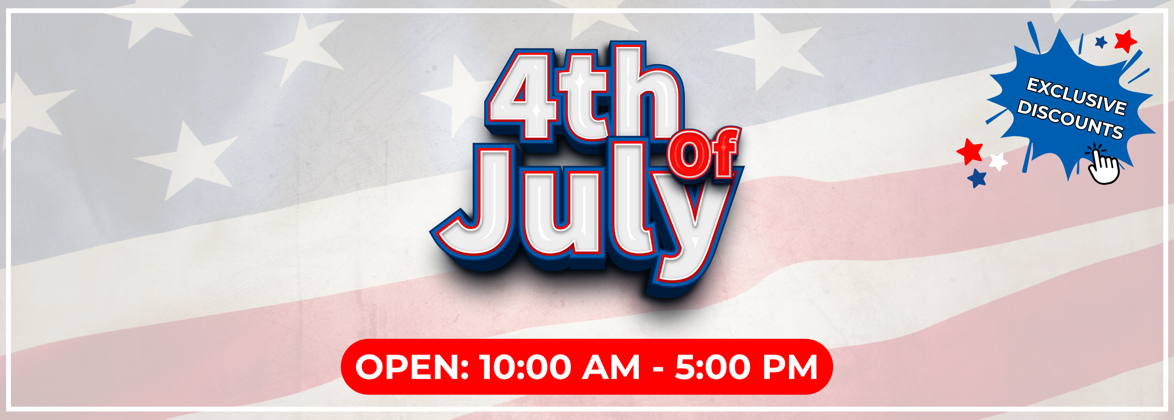 July 4th Website Slider