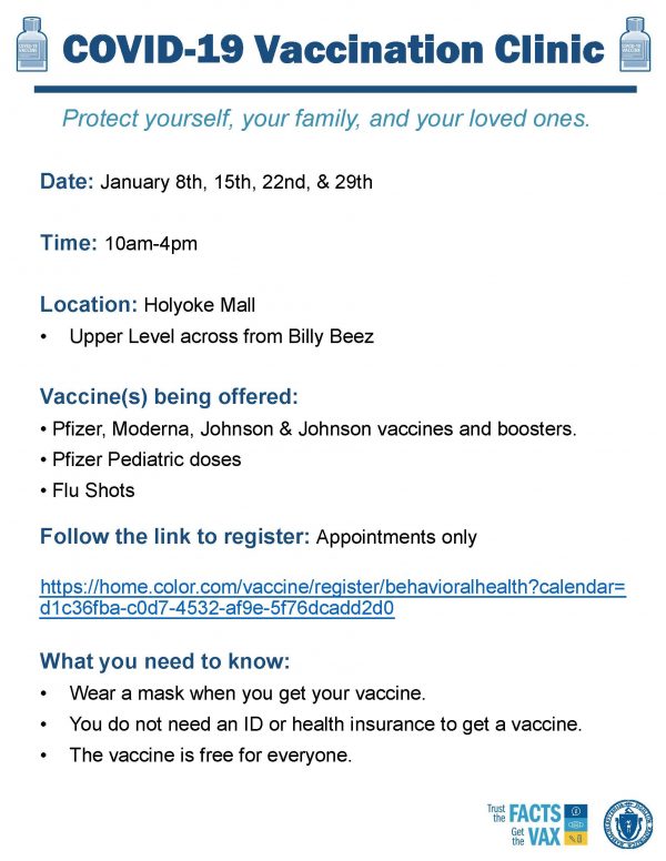 REVISED Vaccine clinic January 2022