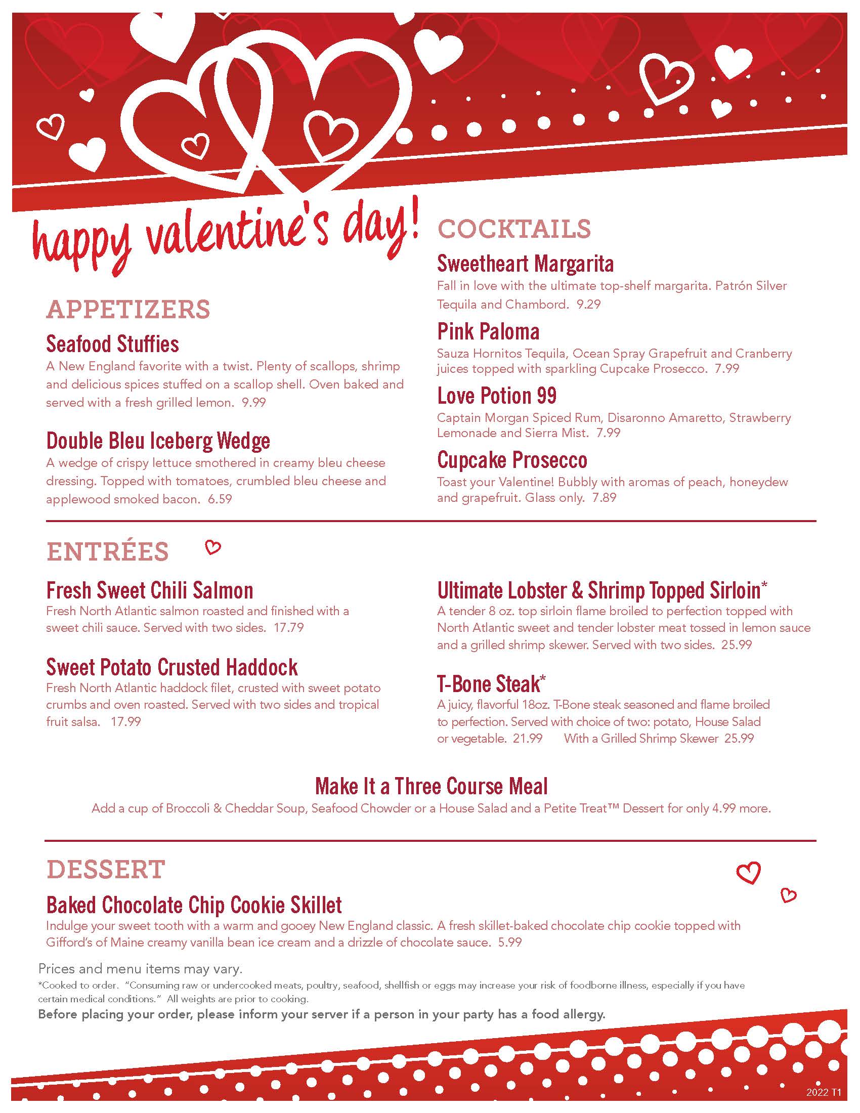 Ninety shop nine menu