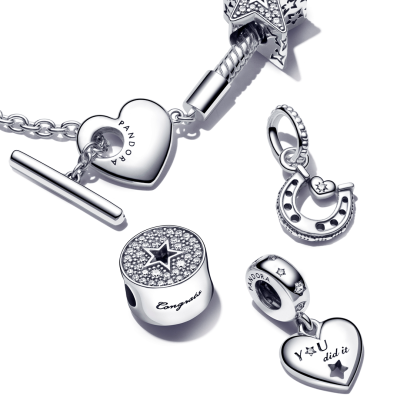 Graduation Bracelet and charms from Pandora