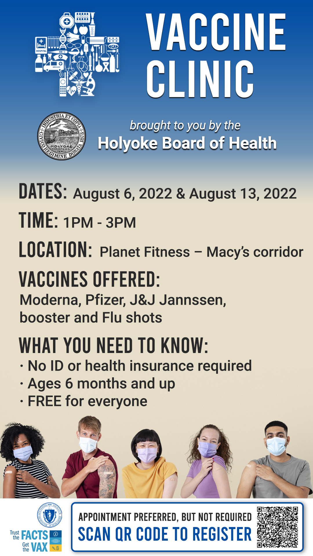 2022 08 03 Vaccine Clinic Holyoke Board of Health ENG