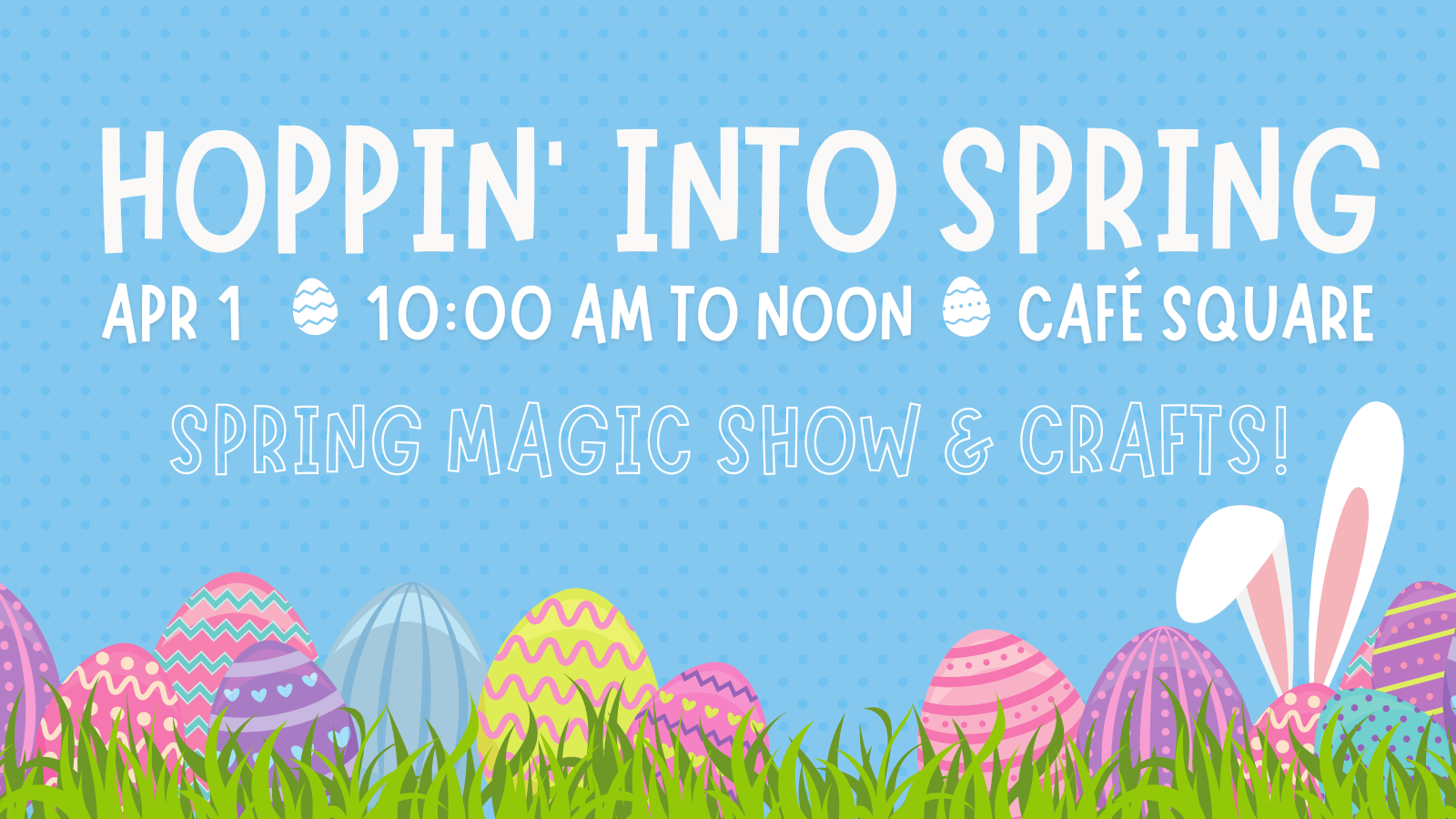 Hopping Into Spring Kids Event