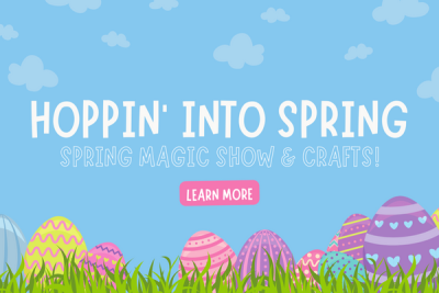 Hoppin Into Spring kid's magic show on April 1 at Holyoke Mall