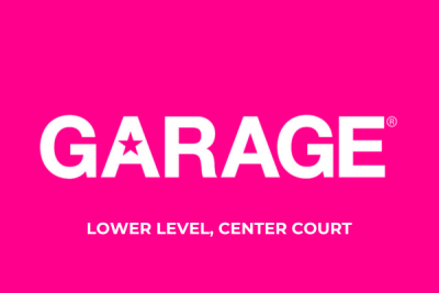Click to learn more about Garage, now open on the lower level in Center Court