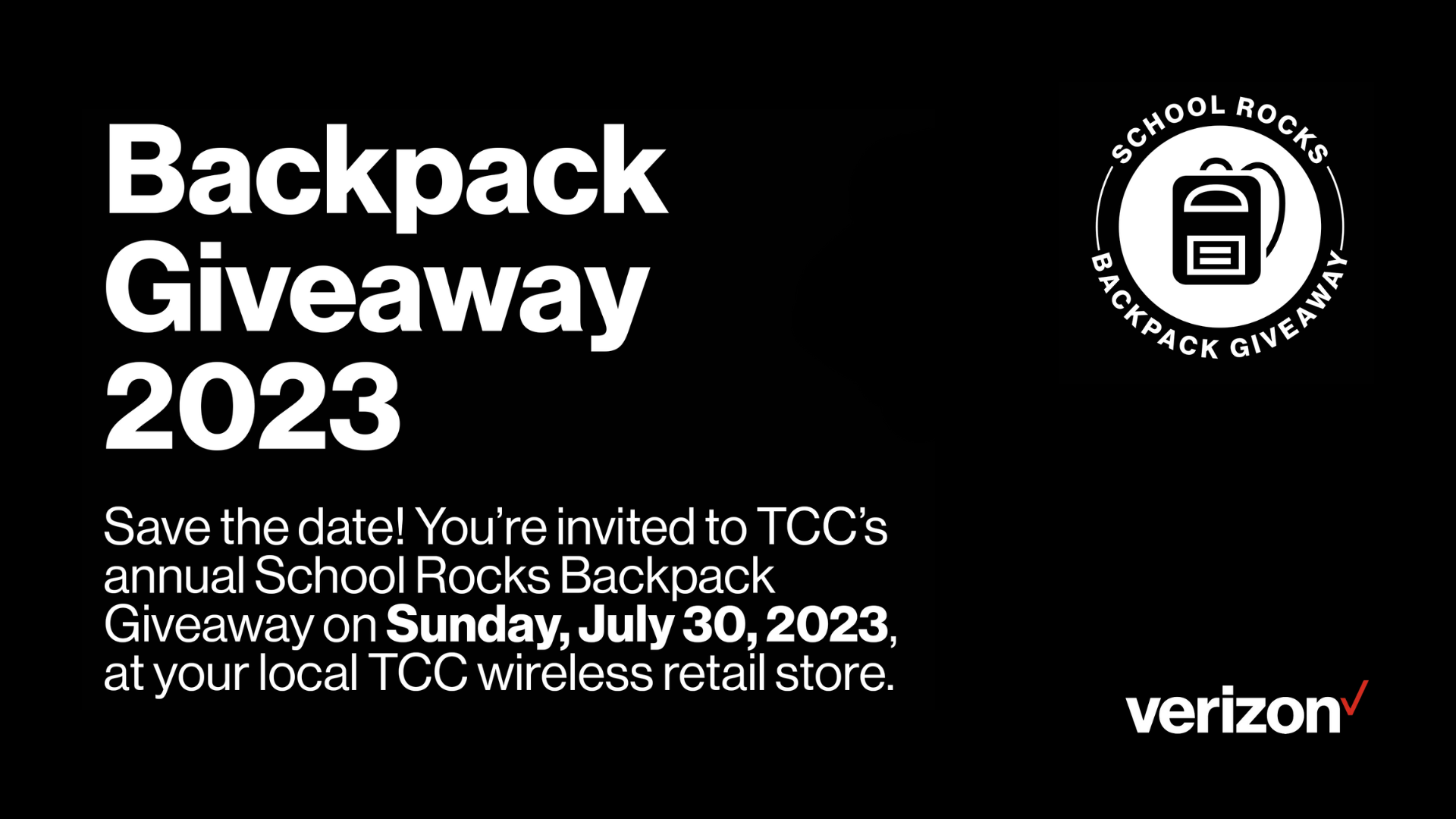 Backpack Giveaway Holyoke Mall