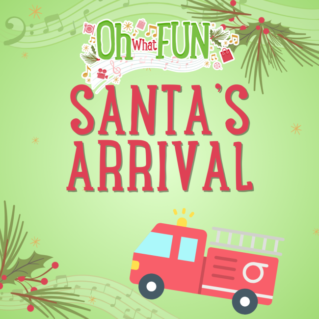 Santas Arrival Holiday website event