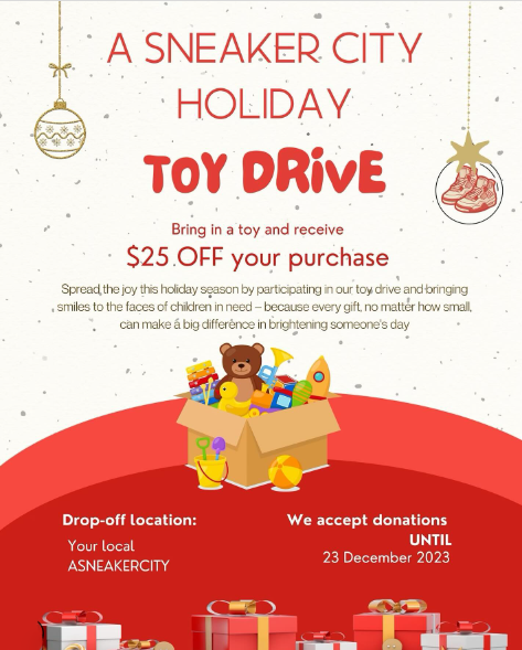 Sneaker City Toy Drive
