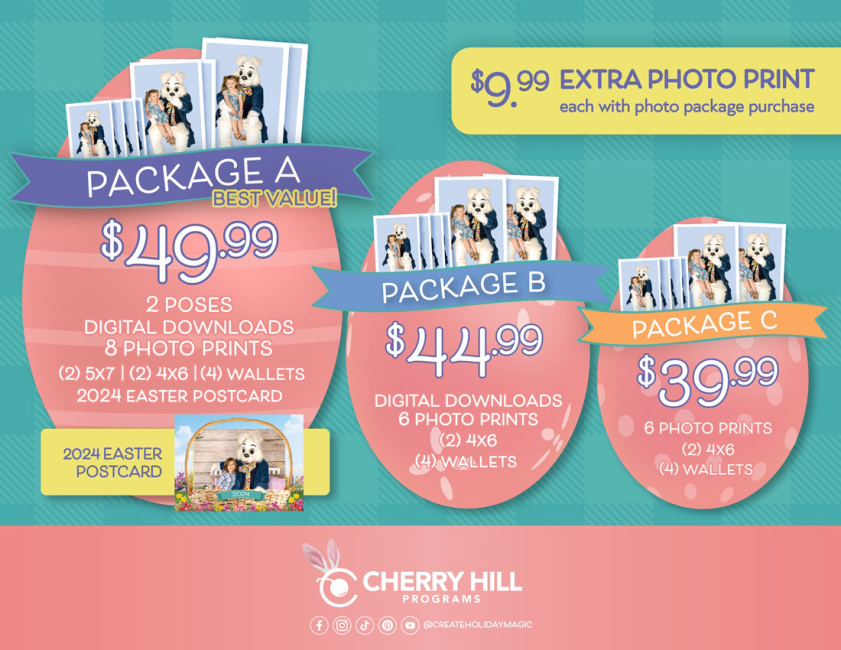 2024 Easter Bunny Photo Packages