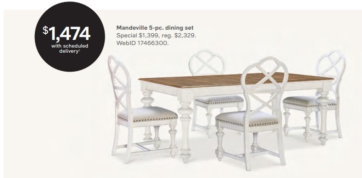 Mandville Dinning set