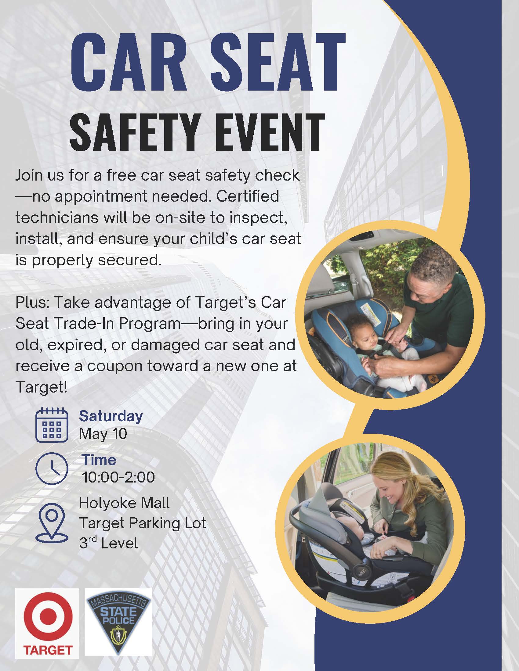MA State Police Car Seat Trade In Flyer