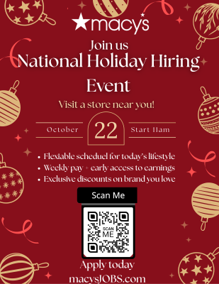 Red Gold Simple Illustrated Winter Holiday Decor Christmas Party Invitation Flyer
